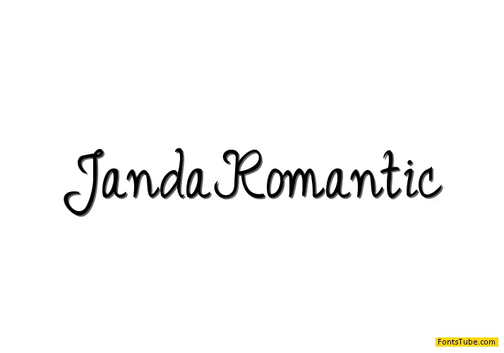 Janda Romantic Font