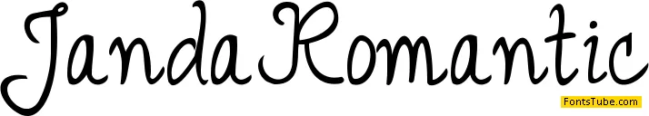 Janda Romantic Font
