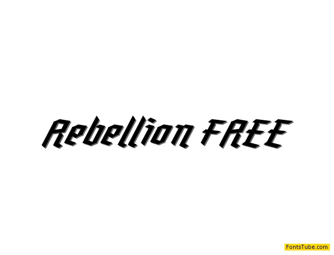 Rebellion FREE Font