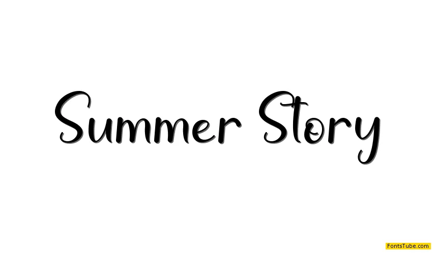 Summer Story Font