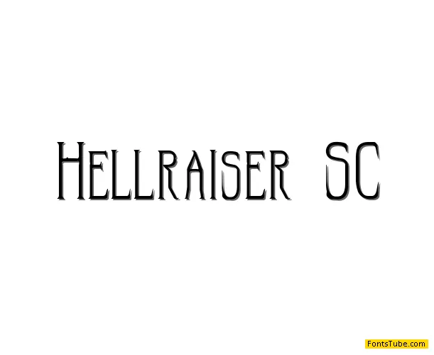 Hellraiser SC Font