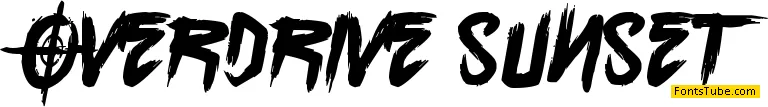 Overdrive Sunset Font