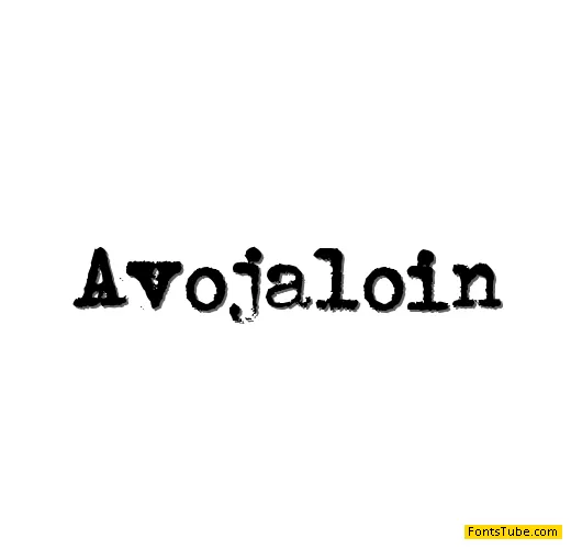 Avojaloin Font