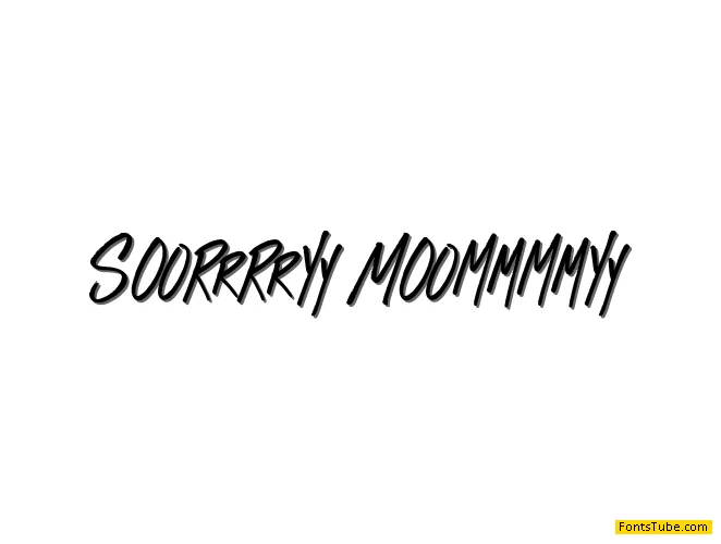 Sorry Mommy