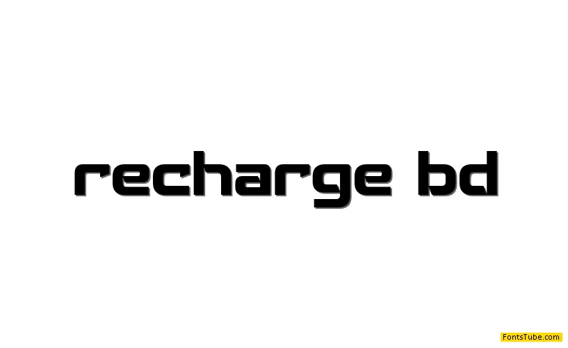 Recharge Font