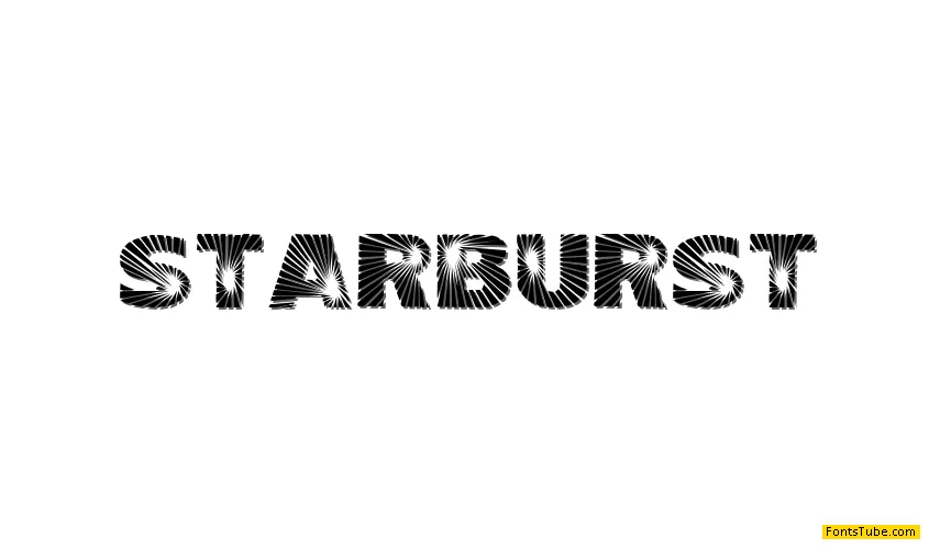 Starburst Font