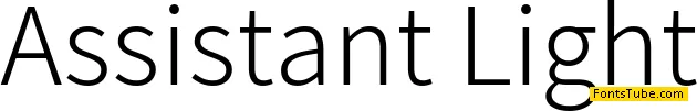 Assistant Font Family