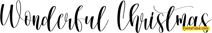 Wonderful Christmas Font