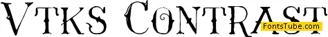 Vtks Contrast Font