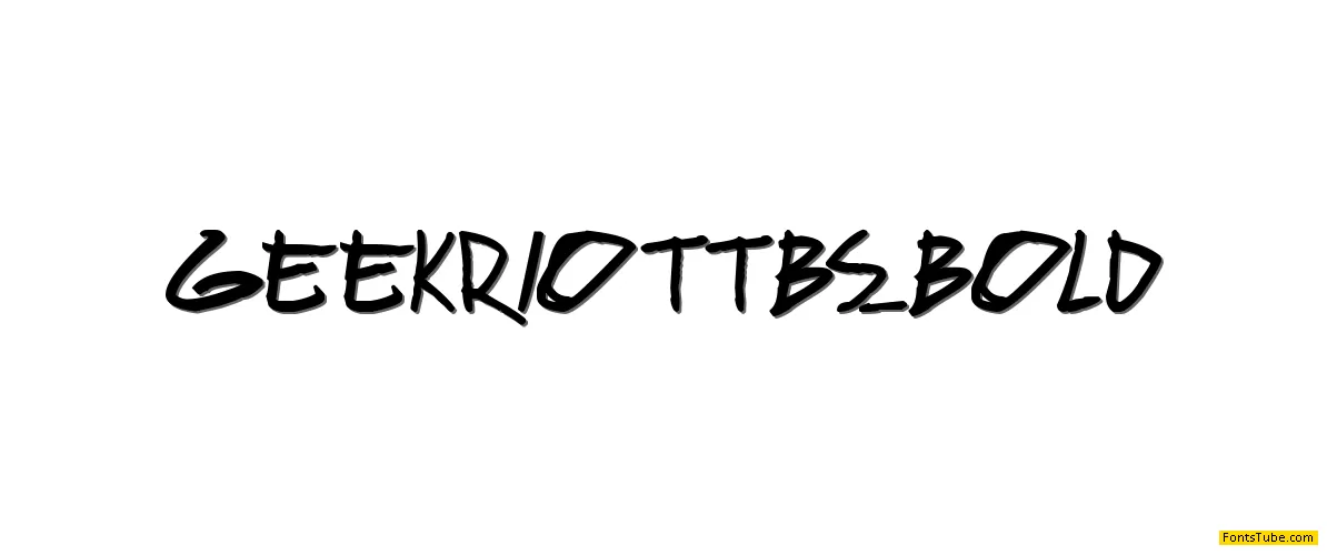 geekriot Font Family