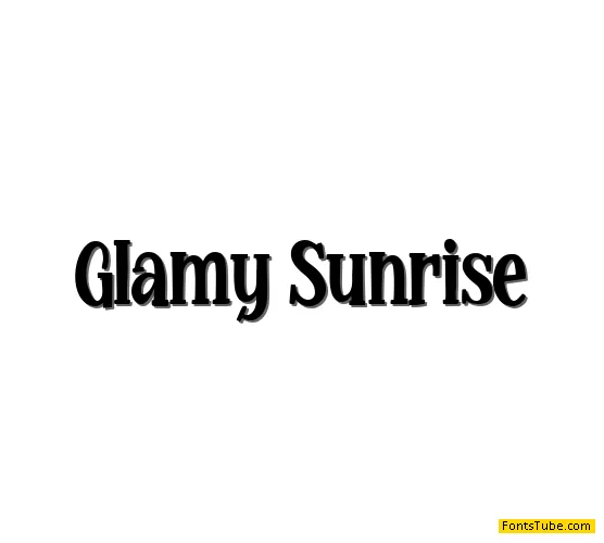 Glamy Sunrise