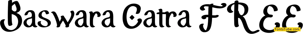 Baswara Catra FREE Font