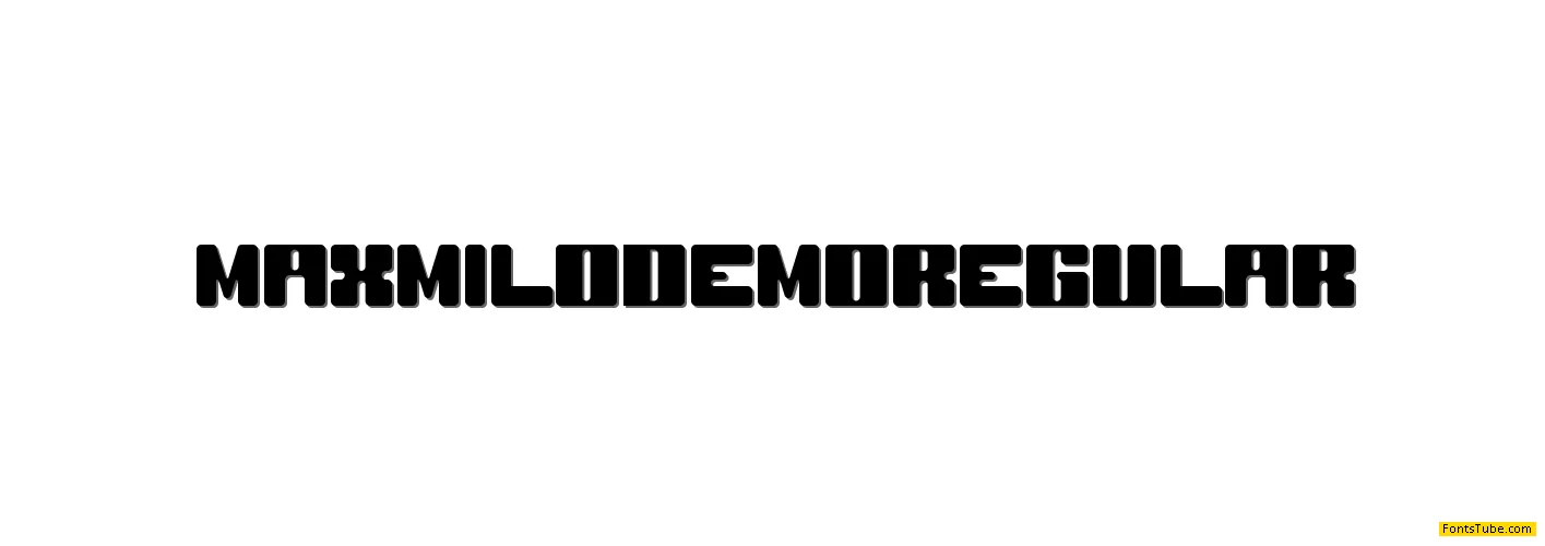 Maxmilo Demo Font