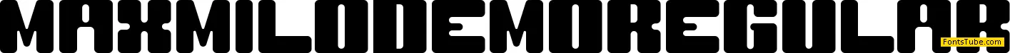 Maxmilo Demo Font