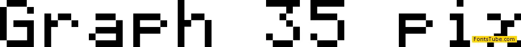 Graph 35+ pix Font
