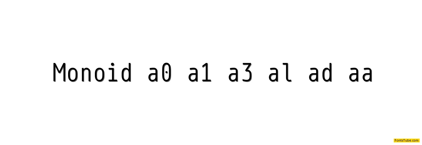 Monoid Font