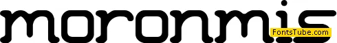 Moronic Misfire BRK Font