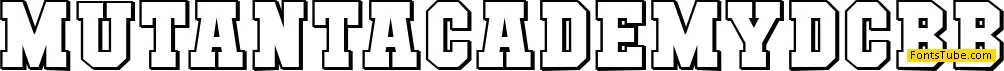 Mutant Academy Font Family