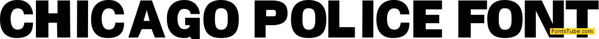 Chicago Police Font