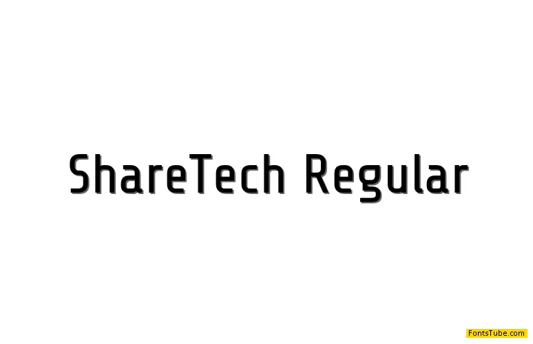 Share Tech Font