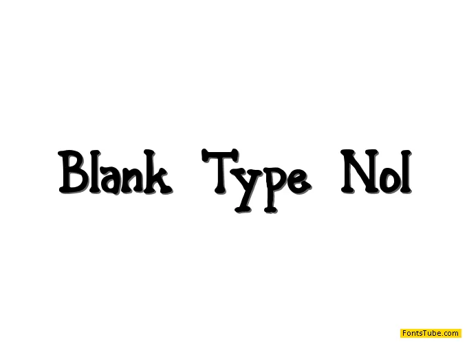Blank Type Nol