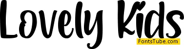 Lovely Kids Font