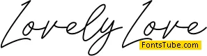Lovely Love Font