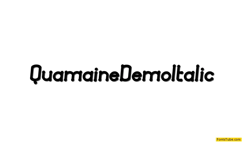 Quamaine Demo Font Family