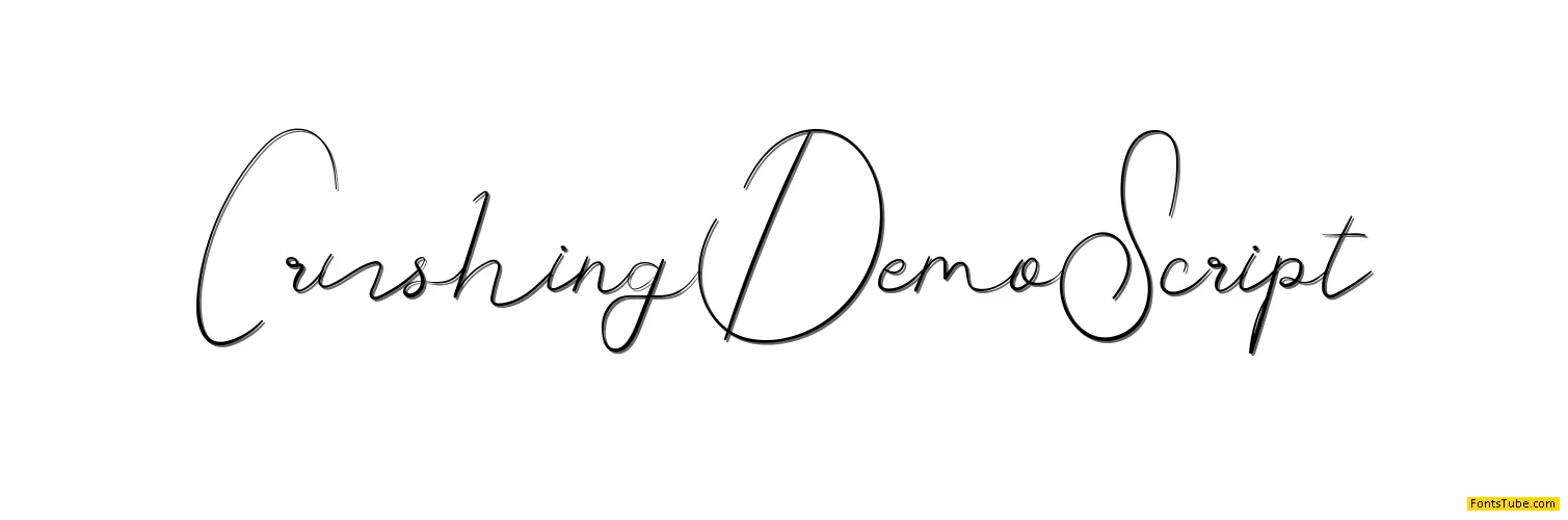 Crushing Demo Font Family