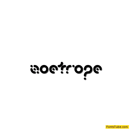 Zoetrope BRK Font