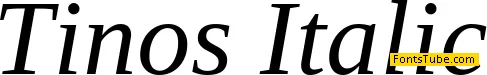 Tinos Font Family