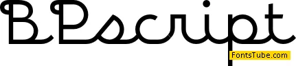 BPscript Font
