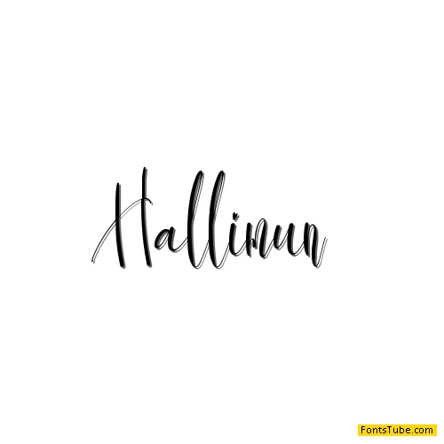 Hallimun Font