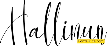 Hallimun Font