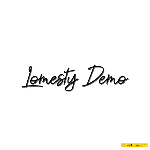 Lomesty Font