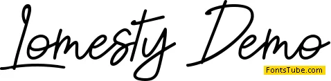 Lomesty Font
