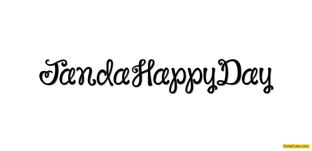 Janda Happy Day Font