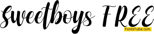 Sweetboys FREE Font