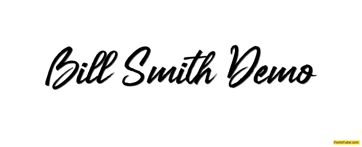 Bill Smith Font