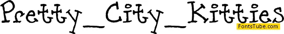 Pretty City Kitties Font