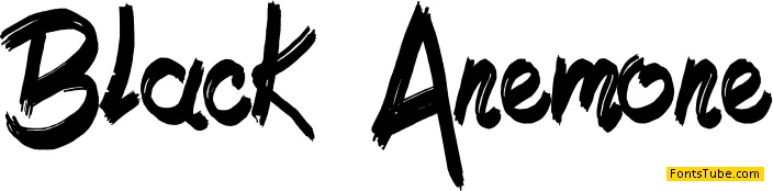 demo Black Anemone Font