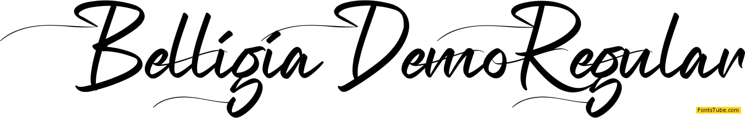 Belligia Demo Font