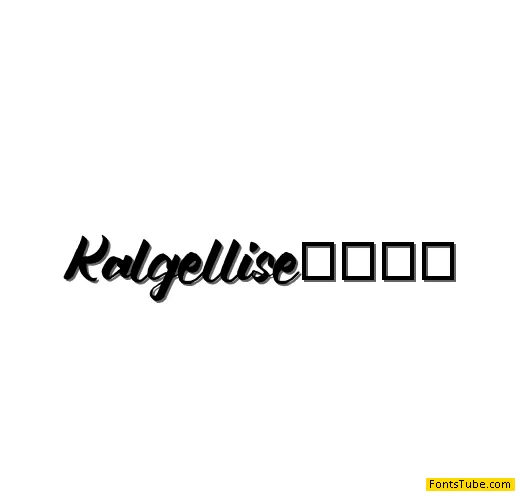 Kalgellise Font