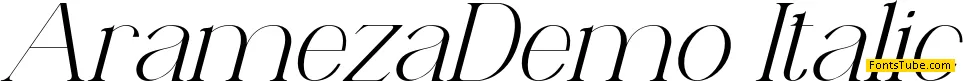 Arameza Demo Font Family