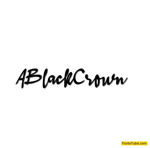 ABlackCrown Font
