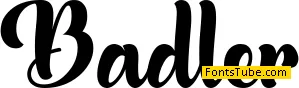 Badler Font