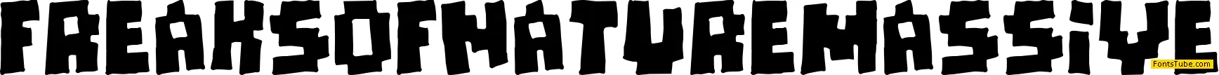 Freaks of Nature Font Family
