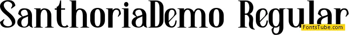 Santhoria Demo Font Family