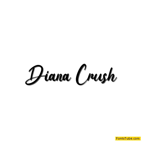 Diana Crush Font
