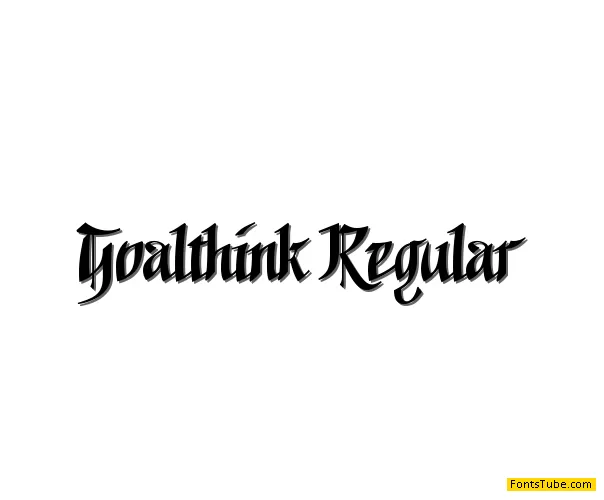 Goalthink Font